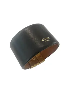 <p><span><strong>CELINE</strong></span></p><p><span>Minimal leather bracelet</span></p>